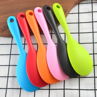 Riz Scoop Silicone Long Manche Cuillère Mélange Maison Louche Cuisine Cuisine Cuillères À Soupe Vaisselle Cuisine Accessoires