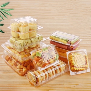 PP PET biscotti contenitori di imballaggio biscotti e Snack di plastica trasparente scatola contenitore di plastica per pasticceria contenitori di plastica pasticceria - Product Image 2