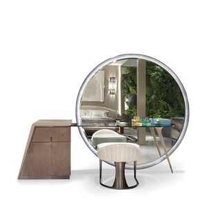 Luxury <b>Makeup</b> Table Storage Cabinet Bedroom <b>Mirror</b> <b>LED</b> Designer Advanced Modern Simple Dressing Table VLIPE-DR-04-TRILOGY Modern - Product Image 6