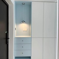 Armoire encastrée moderne et écologique avec tiroirs, OEM ODM, vente en gros, meubles de salon en bois