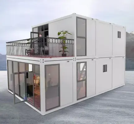 quick installation 2 Bedroom Prefab Light Weight Steel Prefabricated Container House