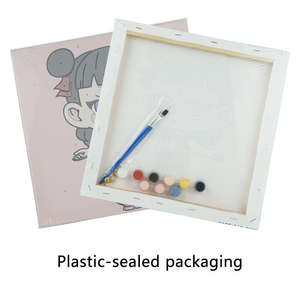 Dipinto Paesaggistico Fai-da-Te Huixishi, Affascinante Porto, Quadro su Tela con Cornice in Legno - Product Image 5