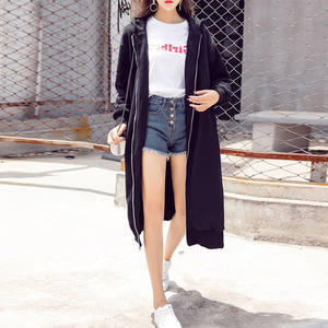 <span class=keywords><strong>Felpa</strong></span> Oversize Lunga da <span class=keywords><strong>Donna</strong></span> in Pile con Tasche, Taglia Extra Large, Stile <span class=keywords><strong>Streetwear</strong></span>, Casual con Zip, Vestito con Cappuccio - Product Image 3