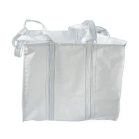 Sac Jumbo Q FIBC de 1 tonne de qualité alimentaire à prix d'usine, sac en vrac PP avec baffle, capacité de chargement de 1000 kg, remplissage par le haut, jupe et fond plat