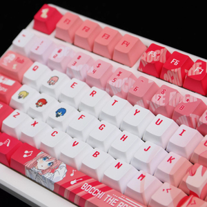 Teclas Bocchi The Rock de 120 teclas, perfil Cherry, Pbt, accesorios para teclado mecánico de Anime, tapas personalizables DIY - Product Image 4