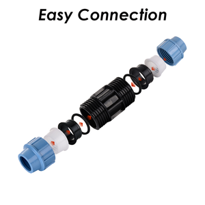 Pn16メスねじ160mm 32mm,灌漑プラスチッククイックコネクトPp圧縮水パイプ継手カップリング - Product Image 4