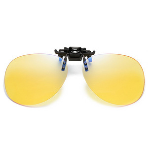 Gafas con Clip Anti Luz Azul, Lentes de Resina con Índice 1.61 para Protección Ocular en Conducción Nocturna - Product Image 4