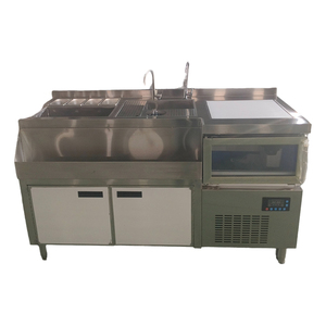 Station de bar en acier inoxydable de qualité commerciale - Product Image 1