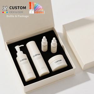 Bouteilles vides en plastique PET doré de luxe personnalisées pour les soins de la peau, les masques faciaux et les sérum, ensembles de contenants pour shampooing et après-shampooing - Product Image 6
