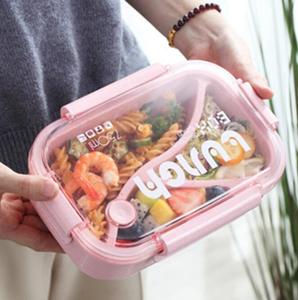 <strong>Lunch</strong> <strong>Box</strong> for Kids Bigger Bento <strong>Box</strong> BPA-Free <strong>Toddler</strong> School <strong>Lunch</strong> Container Compartments Durable Microwave Safe - Product Image 2