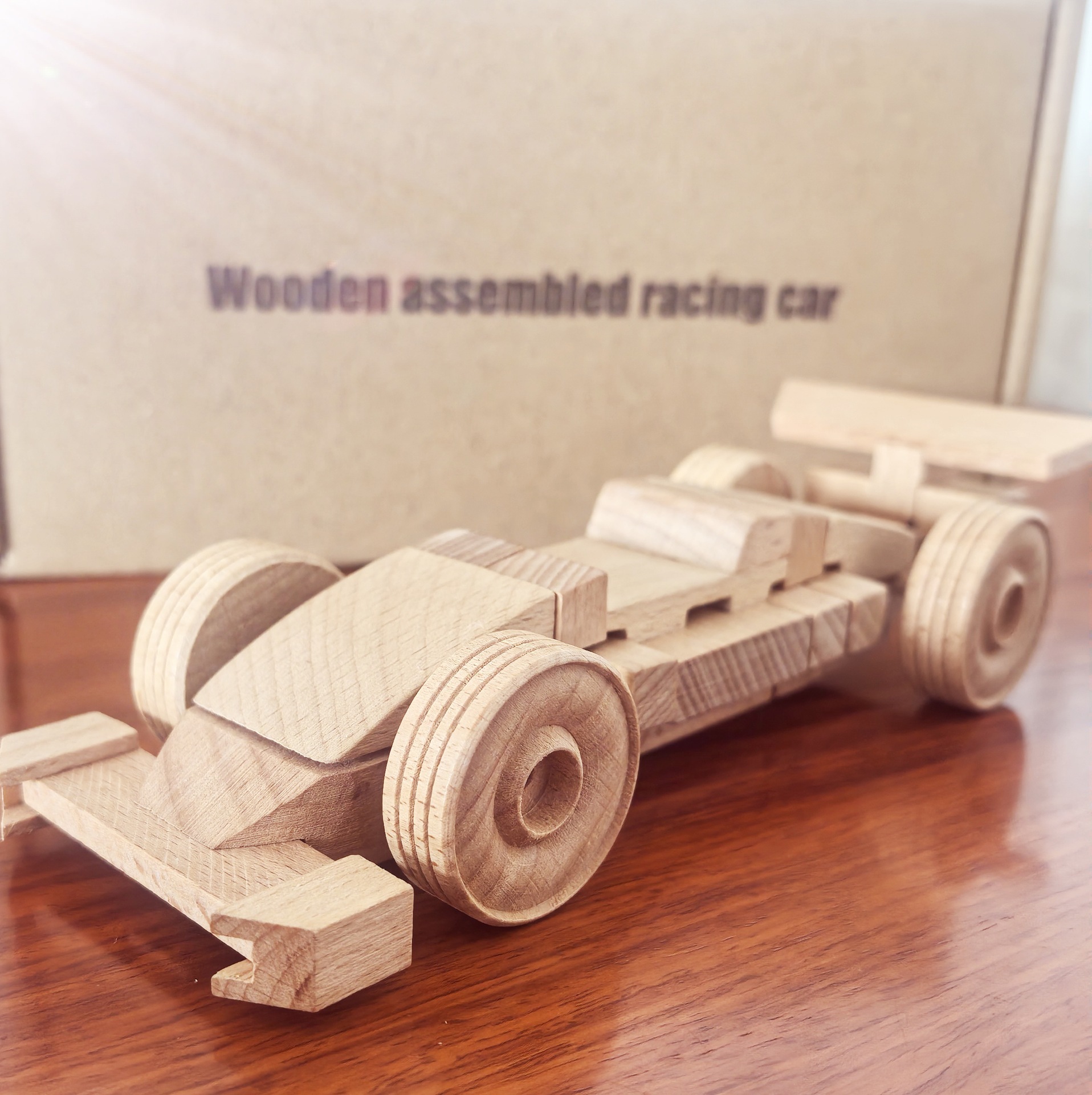 racing car-kraft paper box