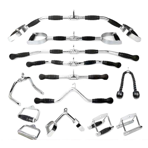 Accesorios de Gimnasio para Entrenamiento de Fuerza: Barras de Remo y Agarres para Máquina de Cable - Product Image 5