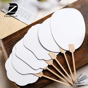 Fabriek Goedkope Papieren Kinderen Diy Tekening Hand Fans