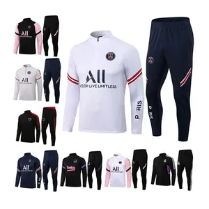 2022 Man Soccer Tracksuit Top Thai Quality Football Training Suit