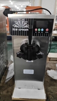 Automatische Enkelkopige RVS 450W IJsmachine Fabriek Mini Fruitverwerkingsinstallatie Zachte IJsmachine