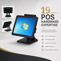Nuevo Sistema POS 2026 con Pantalla para Clientes o Pantalla Doble VFD, Caja Registradora Todo en Uno, Máquina POS con Windows