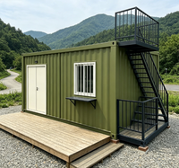 Unité modulaire préfabriquée isolée en kit pour bureau de chantier / poste de sécurité / entrepôt de chantier