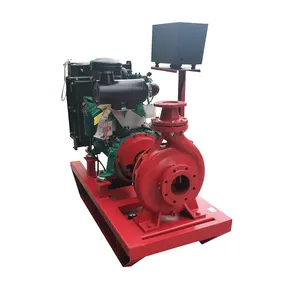 DEFU ISO-4 series 4 inch back pull out structure compact centrifugal the fire pump