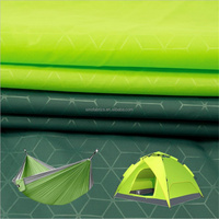 Tela de Nylon Ripstop de Fábrica de Ancho Amplio con Revestimiento de PVC y PU Impermeable para Paracaídas, Hamacas, Tiendas de Campaña, Bolsas, Cortinas de Ducha y Colchones