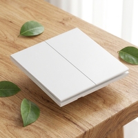 KESHIQI – Prise murale ultra-fine de type 86, blanche mate, avec 2 prises et ports USB, 10A, ignifuge, certifiée CE, multi-usages, directement de l'usine