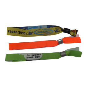 Custom Logo Woven <strong>Wristbands</strong> for Events Festival Design Round <strong>Fabric</strong> <strong>Promotional</strong> <strong>Wristbands</strong> <strong>Fashionable</strong> Accessories - Product Image 5