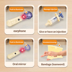 Ensemble de jeu de docteur pour enfants, 42 pièces, valise médicale avec son et lumière, jouet de jeu de rôle pour 3-9 ans, cadeau d'anniversaire - Product Image 3
