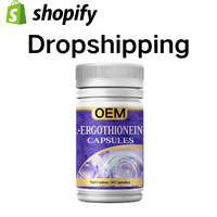 Produits de suppléments de dropshipping les plus vendus pour le commerce électronique : Capsules de L-Ergothionéine pour la santé cellulaire et anti-âge
