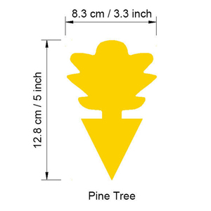 Eco Friendly Non Toxic Yellow Sticky <b>Traps</b> Fruit Fly Gnat Insect Catcher Plant Protection Adhesive Fly Paper - Product Image 1