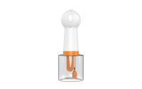 Distributeur de savon de douche pour chien automatique style canard mignon bouteille moussante électrique en plastique chargée pour le bain d'animaux domestiques