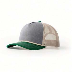 Gorra Trucker de Malla de 5 Paneles Personalizada al por Mayor con Bordado 3D, Diseño de Personaje de Moda Unisex, Gorra Snapback de Verano con Cuerda - Product Image 1