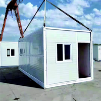 Maison de camp modulaire pliable, abri préfabriqué en conteneur pliable, unité portable en kit pour la vie en plein air