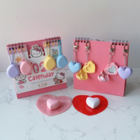 Vente en gros de contenants compacts en plastique de 0,4 g, forme mignonne, miroir, boîte à blush rose, emballage cosmétique, outil de maquillage, usage industriel