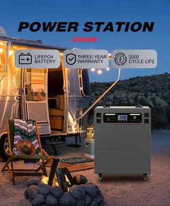 Sistema di Energia Solare ad Alta Potenza 5000W Certificato CE RoHS, Stazione di Accumulo in Ferro per Uso Domestico e Esterno - Product Image 3