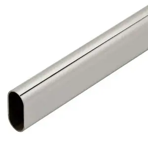 6061/6063铝定制挤压扁平椭圆形铝管管