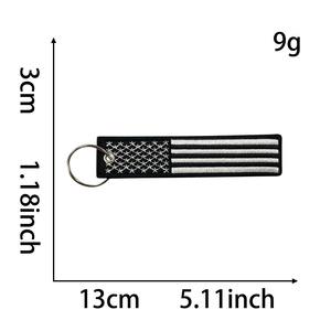 Llavero de Tela Tejida Personalizado de Doble Cara con Logotipo Bordado para Regalos Corporativos, Ferias Comerciales y Obsequios para Clientes - Product Image 2