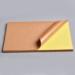 Etiqueta Adhesiva de Papel Kraft para Flexografía, Tamaño A4, Acabado Brillante/Mate, Etiqueta de Envío de Color, Adhesivo de Silicona para Enmascarar - Product Image 2