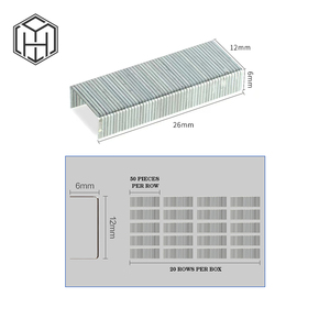 Venta al por mayor de fábrica <span class=keywords><strong>Grapas</strong></span> estándar galvanizadas 24/6 24/8 26/6 <span class=keywords><strong>Grapadora</strong></span> de encuadernación <span class=keywords><strong>Grapas</strong></span> de metal Suministros de encuadernación de oficina Mini <span class=keywords><strong>grapas</strong></span> - Product Image 4