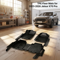 Tapis de sol en TPE robustes pour Jetour X70 Pro 2023-2026, toutes saisons, imperméables, sur mesure, tapis de voiture 5D, accessoires intérieurs