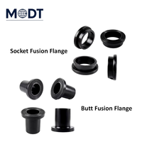 Adaptateur de raccordement à chaud DN500 personnalisé, à bride, tête hexagonale HDPE, pour usage sanitaire, technique d'injection OEM, MDT haute pression