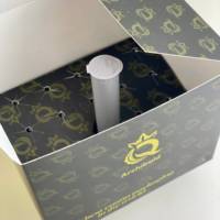 Service OEM, boîte en papier kraft personnalisée, lot de 25, porte-tubes à cigares pré-roulés, présentoir de comptoir de dispensaire, boîte de présentation PDQ avec fentes