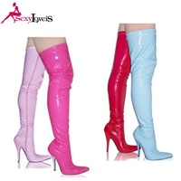 Bottes longues grande taille à prix d'usine, bottes d'hiver pour femmes, bottes à talons hauts pour femmes, bottes de pole dance pour femmes, bottes cuissardes pour femmes