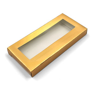 Caja de embalaje de tarjeta de pestañas de cartón corrugado de siete pares al por mayor, bandeja de cajas de pestañas postizas vacías de Color sólido para cosméticos - Product Image 4