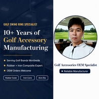 Ensemble d'anneaux de poids pour clubs de golf - Aide à l'entraînement lestée pour Driver, Iron et Putter |   Accessoire d'entraînement pour la vitesse et la puissance