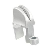 4 PCS/Set Crochet d'aile réglable Crochet flottant adapté aux bateaux Yachts Rail compatible Taille 1 pouce Rails de tube carrés de 1.25 pouces