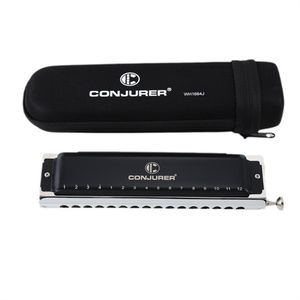 Excelente armónica cromática de 16 agujeros y 64 tonos, órgano de boca profesional, instrumento Musical para artistas, fabricado por CONJURER - Product Image 5