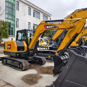 Mini-excavatrice SANY SY55U de haute qualité, engin de construction avec moteur V2607, excavatrice d'occasion SANY SY55 SY60 SY70 à vendre - Product Image 2