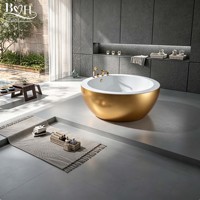 Baignoire sur mesure, moderne, écologique, non toxique, en matériaux sûrs, pour maison, villa, hôtel, salle de bain, intérieur de luxe léger