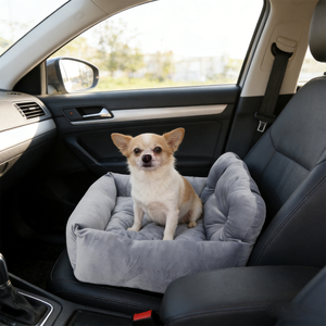Her Mevsim Kare Moda Evcil Hayvan Araba Koltuğu Açık Hava Güvenlik Minderi Taşınabilir Köpek Yatağı - Product Image 2
