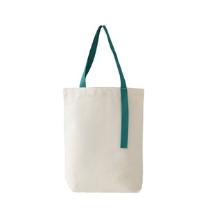 Custom-Made Colorful Ribbon Student Canvas Bag with Printable Logo for School or Shopping-Personalized Promotional Backpack