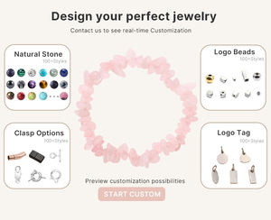 Pulsera de Piedras Naturales con Cuentas para Sanación Metafísica, Joyería Multicolor para Tiendas de Cristales y Promoción del Día de la Madre - Product Image 2